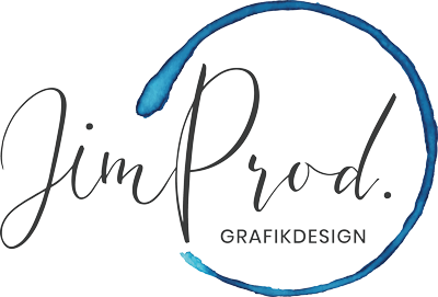 Logo JimProd. Grafikdesign